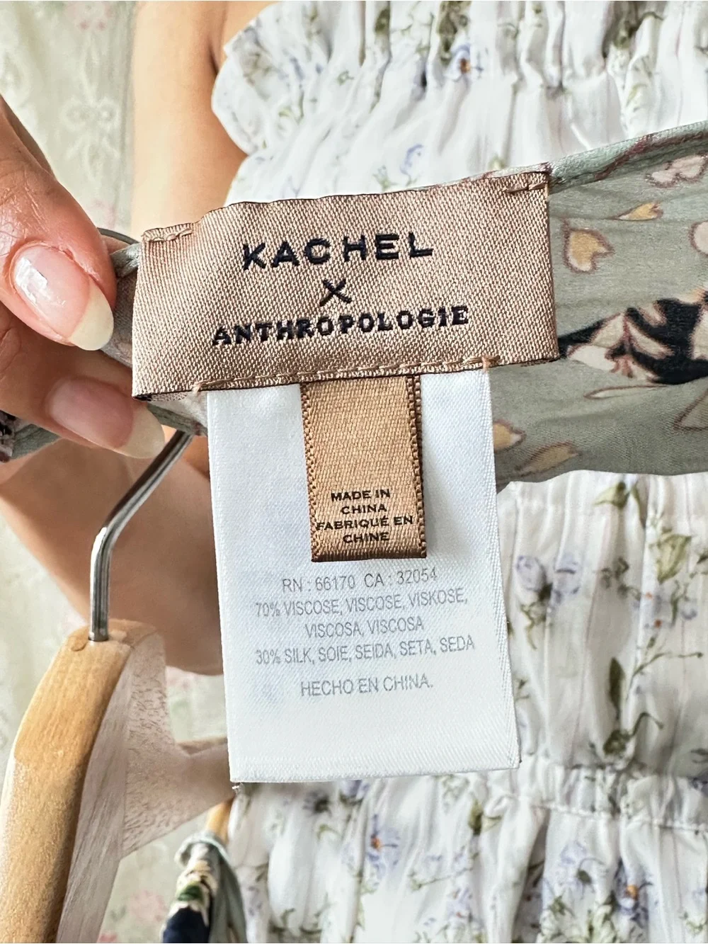 Anthropologie Kachel floral scarf